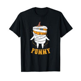 Funny Mummy Pumpkin T-shirt Costume for Kids Men & Women