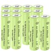 12 Packs 1.2V AA 300mAh Ni-MH Rechargeable Batteries for Solar