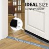 2 Pack Under Door Draft Stoppers with Brush, Door Soundproofing