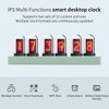 TPHRAVAL Nixie Clock IPS Clock, Display time/Set Alarm, Upload Pictures,