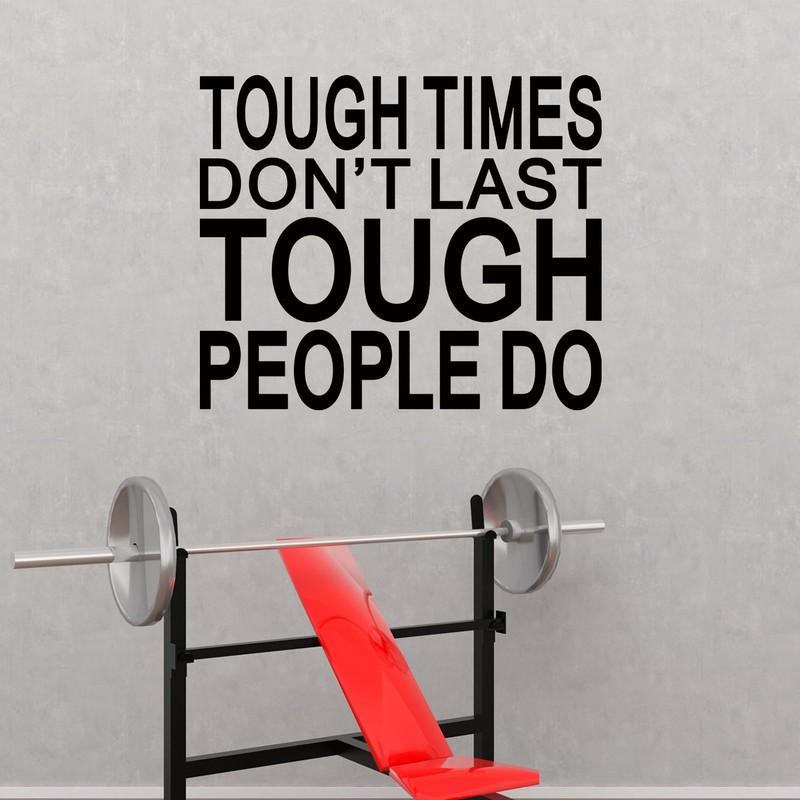 Motivational Quotes Wall Stickers for Gym: Office Inspirational Positive Vinyl