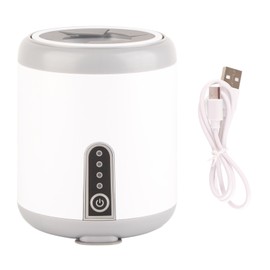 Baby Milk Bottle Shaker USB Charging Automatic Intelligent Electric Infant Bottle Shaker for Home Travel Pearl White