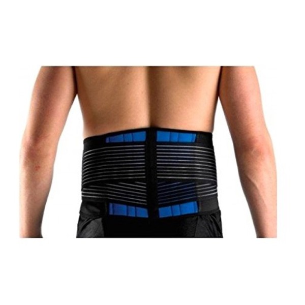 KL Happiness Deluxe Neoprene Double Pull Lumbar Lower Back Support Brace Exercise Belt Size L (32–36”) We Have All Size S - 6XL