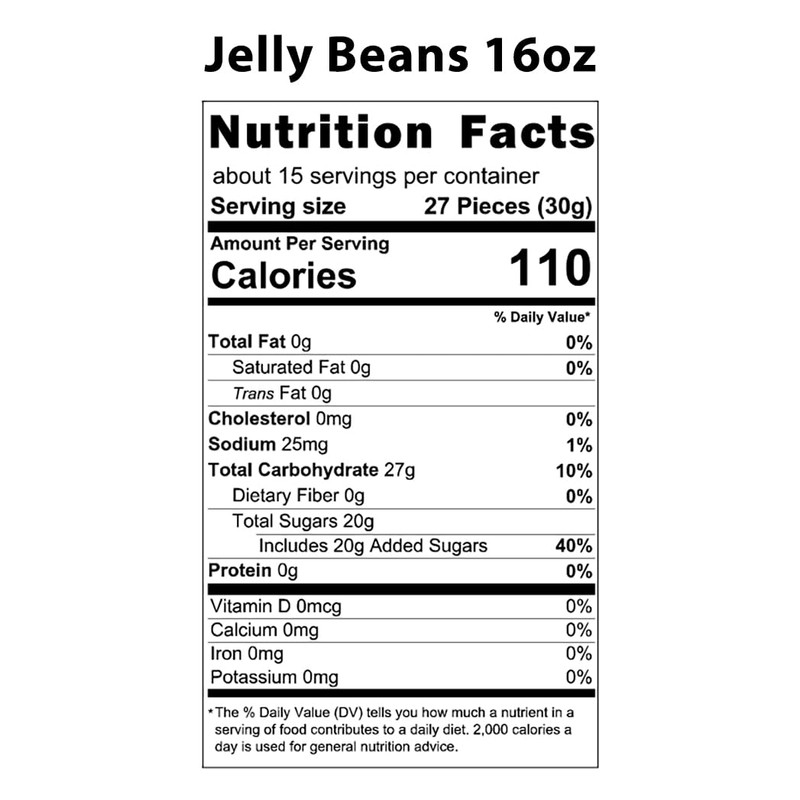 Vermont Nut Free Chocolates Jelly Beans, 16 Ounces, 2 Bags,