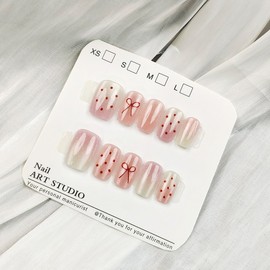 [Overseas] Gel Nail Sticker Wearable Nail Sticker New Cat's Eye Pink Mermaid Gold Manicure Luxury Simple All Sg-1 15+M [High-end Box] 20ea
