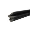 DQ-PP Rubber Window Seal, Black, for PVC Windows, Plastic Window