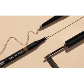 upa Milano Plump and Care Eyebrow Gel - Lightweight Gel-Cream for Fixing, Tinting, and Thickening Brows - Clean Formula - 002 Brown - 0.101 oz