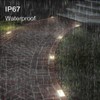 Solar Paver Lights 4x8, Driveway Lights, IP67 Waterproof, 3 Colors,