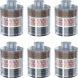 LALAHOME RealFountain Automatic Water Supply Replacement Part, RealPura Filter, 6 Pack (Half Month)