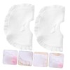 RORPOIR 2 Pcs Lace Baby Bibs Soft Cotton Dining Drool