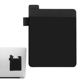 Selbstklebende Aufbewahrungstasche, Laptop Klebetasche für Externe SSD, Kabellose Maus, USB-Kabel und Kopfhörer (Schwarz)