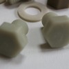 10 x Glass Filled Reinforced Super Nylon Hex Head, M16