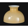 B&P Lamp Opal Glass Student Shade, Buff Nu-Gold