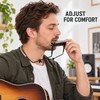 Adjustable 10-Hole Harmonica Neck Holder, Metal Hands-Free Harp Rack for