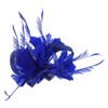Luxshiny Royal Blue Fascinator Hair Clip 14 cm