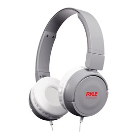 PYLE Comfortable Lightweight Kids Wired Headphones - Foldable Adjustable Corded On Ear Headset for Children/Boys/Girls - Smartphones/Computer/Tablet/School/Kindle/Airplane Travel