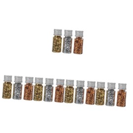 COHEALI 5sets Nail Chrome Sequins Decorative Glitter Nail Kit Foil Flakes for DIY