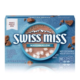 Swiss Miss Marshmallow Hot Cocoa Mix, (12 Count of 1.38 oz Envelopes) 11.04 oz, Pack of 12