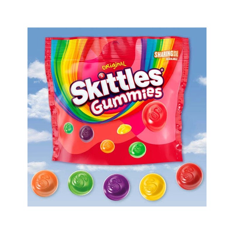 Mars Canada Inc. Skittles Gummies Original, 280g/9.8oz {Imported from Canada}