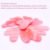 haierdidi Gua Sha Rosenquarz, Gua Sha Stein, 100% Natürliches Jadesteingesichtspflegewerkzeug,