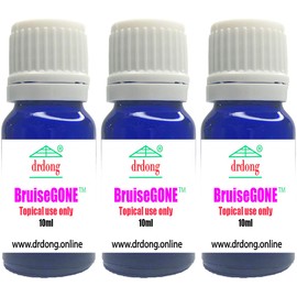 drdong BruiseGONE 3 Pack- Speeds Bruise Healing by ONE Week, NO Cream, Natural Bruise Remedy, Essential Oil Blend, Easy Absorption, Easy to Apply topically