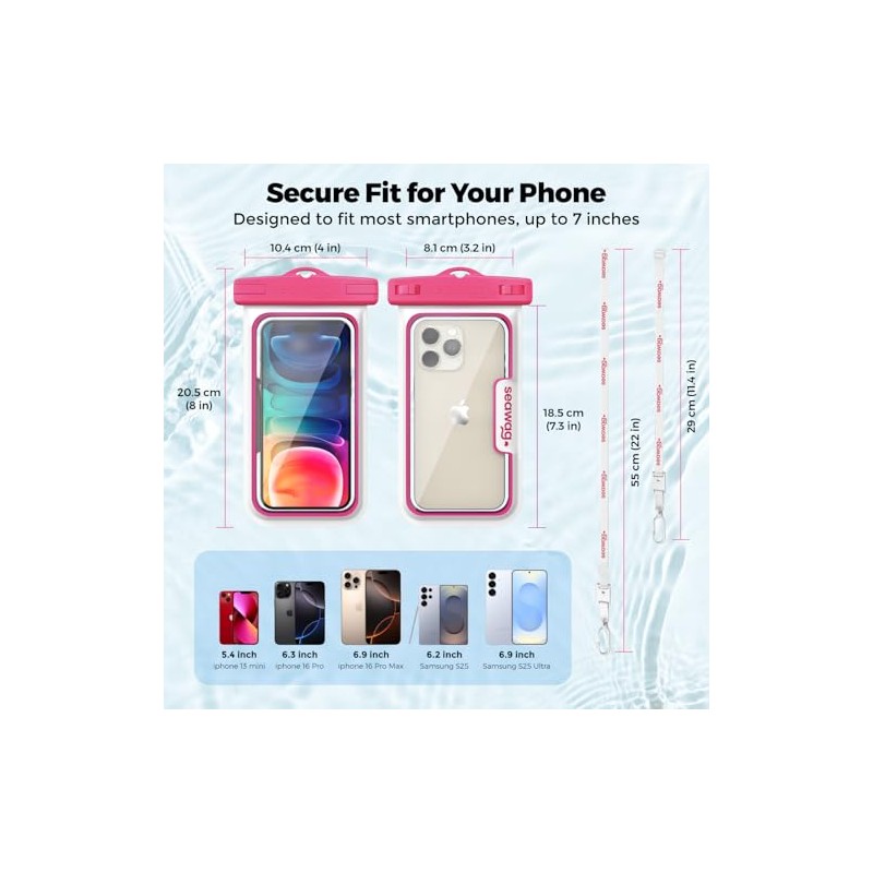 SEAWAG Waterproof Smartphone Pouch - Universal Size