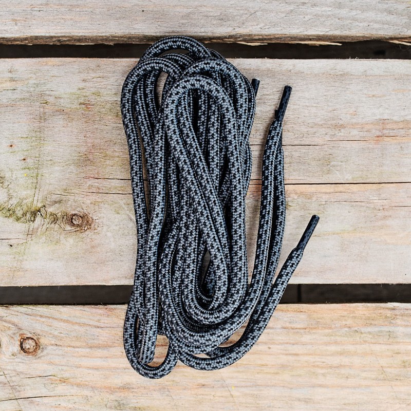 Lakeland Active Grasmoor Walking Boot Laces - Dark Grey-Black -