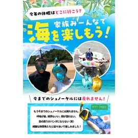 PIVOT GEAR Snorkel Adult Snorkel Mask Full Face Underwater Mask Snorkeling White x Black S/M