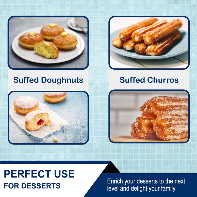 Churro Donut Filler by StarBlue - Reusable Piping Bag and