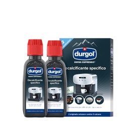 durgol swiss espresso - Decalcificante Professionale - Per tutte le marche di caffettiere - Pulizia facile: senza attesa e senza residui! - 2 flaconi da 125 ml