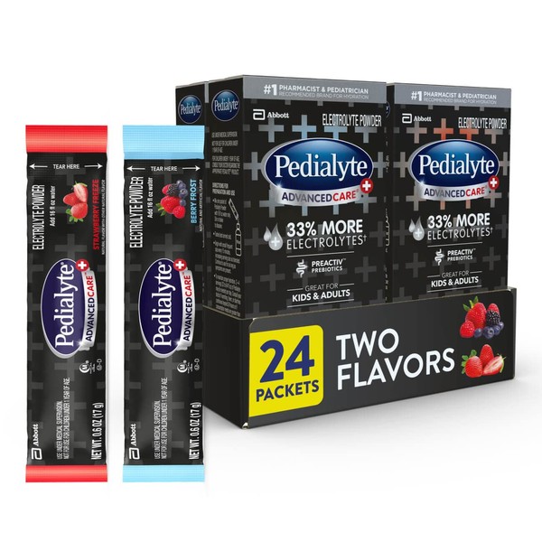 Pedialyte Pedialyte AdvancedCare Plus Electrolyte Powder Packs with 33% more
