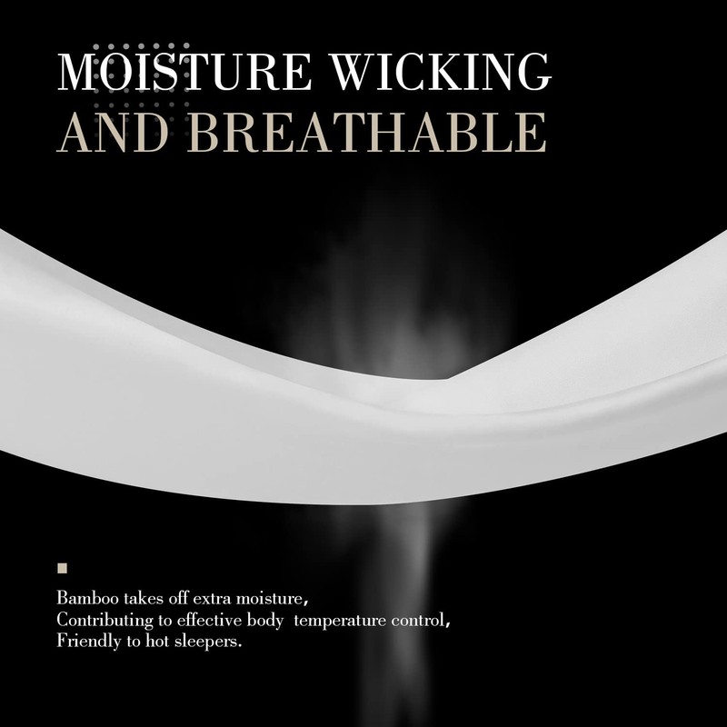 WishSmile White Body Cooling Pillowcases,1 Pack,20x54 inches