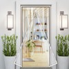 Magnetic Door Windproof Vinyl Curtain (Small) 90x210 Black