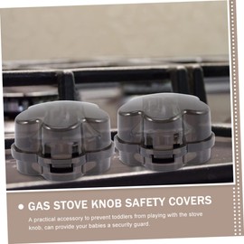Totority 6pcs Childproof Oven Knob Covers Stove Knob Covers for Child Safety Gas Stove Part Door Knob Child Proof