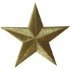Unbranded 3" Embroidery Iron On Golden Star Applique Patch