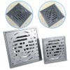 Fdit Square Floor Drain Stainless Steel Floor Drain Anti-Odor Bathroom