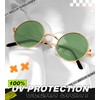 ANYLUV Round Sunglasses Mens Polarised, Unisex Retro Circle Sunglasses for