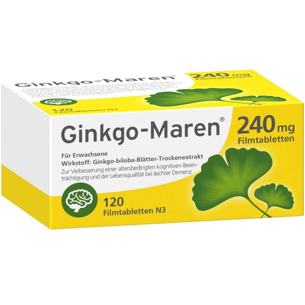Ginkgo-Maren 240 mg tablets: high-dose ginkgo biloba extract to support