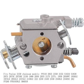 Drblawi Compatible with 1950 2050 2150 Carburetor For Poulan Chainsaw Parts 1900 2055 2175 2350 PP220 / PP221LE /PP260 Wild Thing Chainsaw Replaces C1Q-W8 WT-625 WT 89 891 WT-324 530071618 530071820