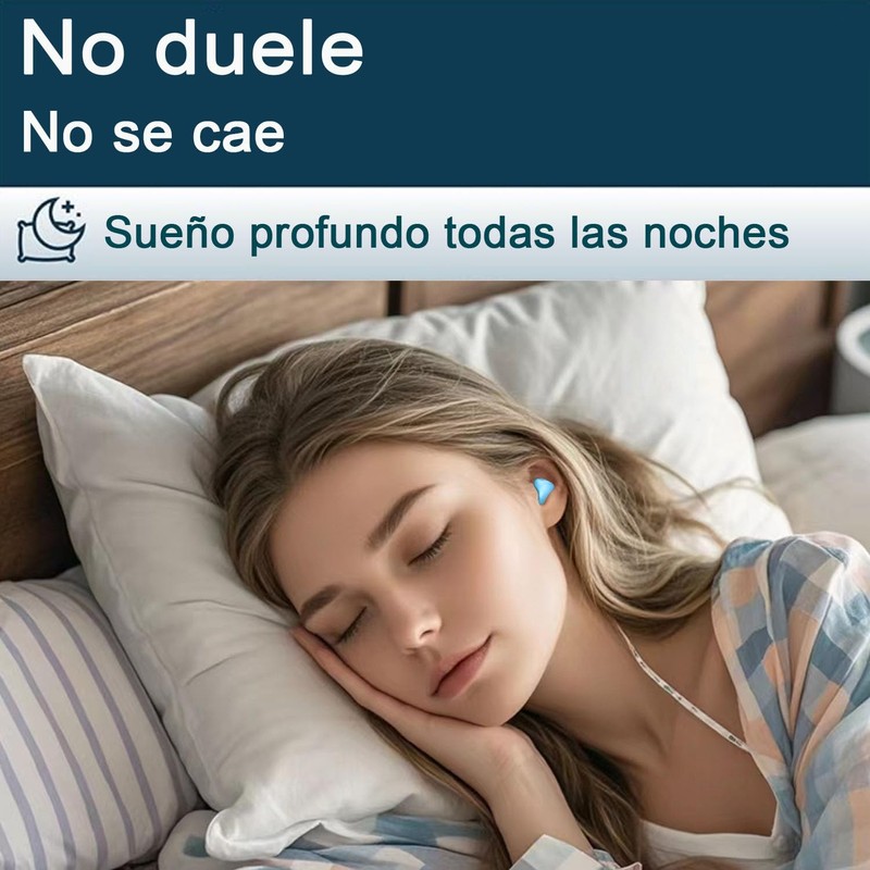 Tapones Silicona Reutilizables, Pack 20 Tapones Oídos Dormir 32 dB