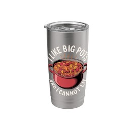 Jambalaya: I like big pots and I cannot lie Stainless Steel Insulated Tumbler