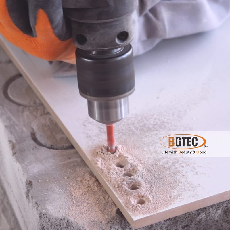 BGTEC Dry Diamond Drill Bits 5pcs 1/4" with Quick Change