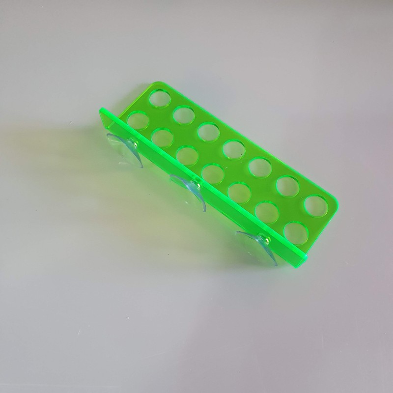 Reef-Geeks Coral frag rack, 14 hole Laser cut acrylic, Zoa,