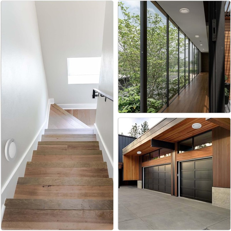 DODOPEN Motion Sensor Ceiling Light Hardwired, 7.5 Inch 3000K 4000K