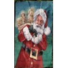 Decorative SANTA with HIS TOY SACK Large TAPESTRY Wall Hanging