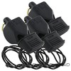 Fox 40 Classic CMG w/Breakaway Lanyard 3 Pack (Black) Pealess, 100dB, Coaching, Lifeguarding, Dog Training Whistle