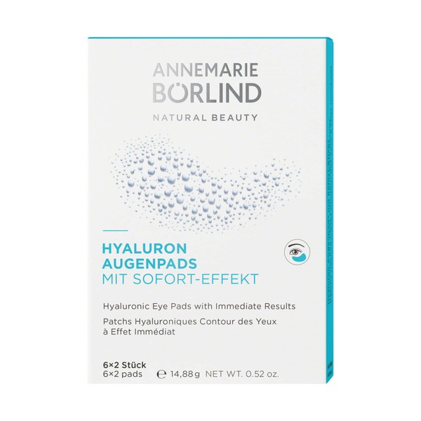ANNEMARIE BÖRLIND Eye & Lip Care Hyaluronic Eye Pads with