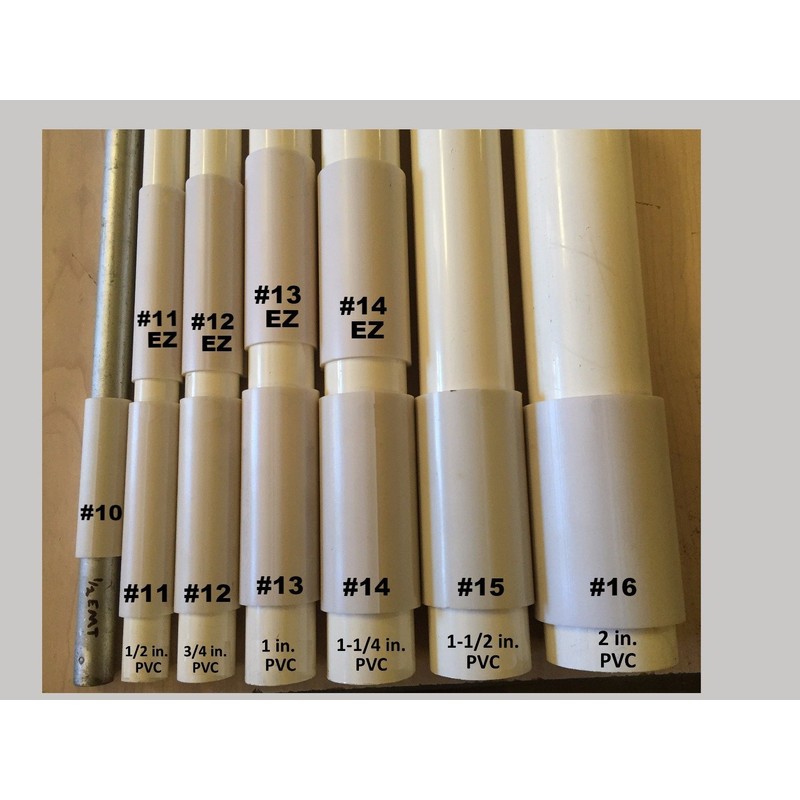 CIRCOPACK 20 Pieces, Standard Grip Clamps for 1/2" Schedule 40