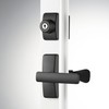 Ideal Security AJ Modern Lever Set for Storm Doors, Matte