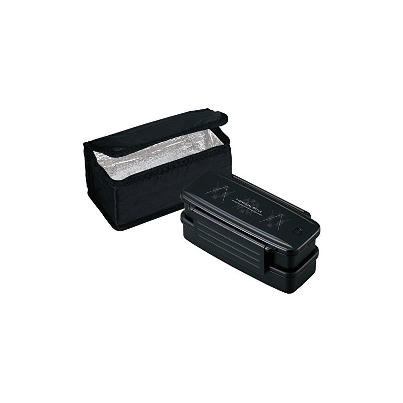 オーエスケー INDIVIDUAL STYLE(インディビジュアルスタイル) お弁当箱 2段 保冷バッグ付 BLW-18HF